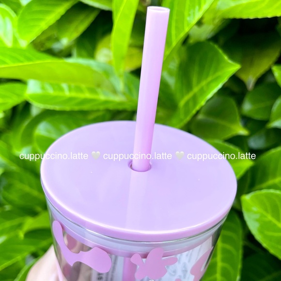 🐯LAST ONE💖Starbucks 2021 Pink Cheetah Leopard Glass Cold Cup Tumbler - Picture 3 of 5